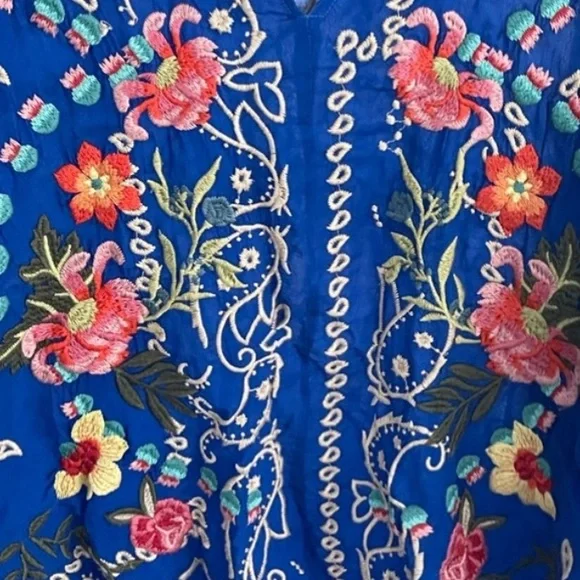 Johnny Was Tamarind Embroidered  Blouse NWT - Picture 7 of 14